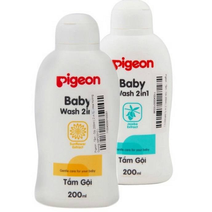 sữa tắm gội 2 trong 1 pigeon cho trẻ sơ sinh