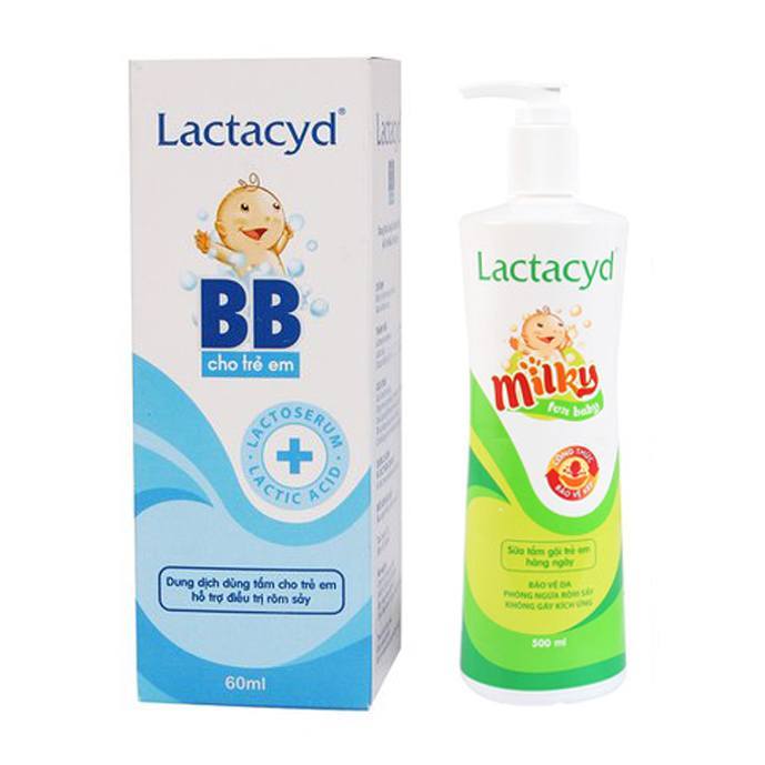 sữa tắm gội lactacyd cho trẻ sơ sinh