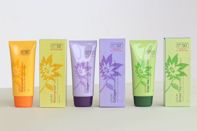 Kem chống nắng Cellio là sản phẩm của công ty You & Me Cosmetics (Hàn Quốc)